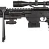 UKARMS 50 Cal Sniper Spring Airsoft Rifle & Pistol Combo
